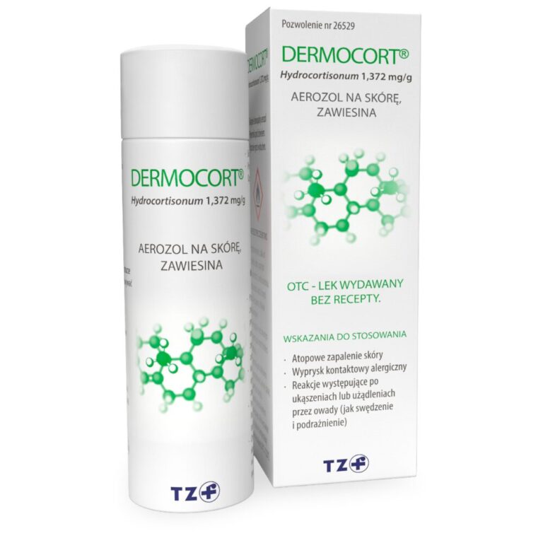 Opakowanie leku Dermocort, 200 mg, 20 tabletek
