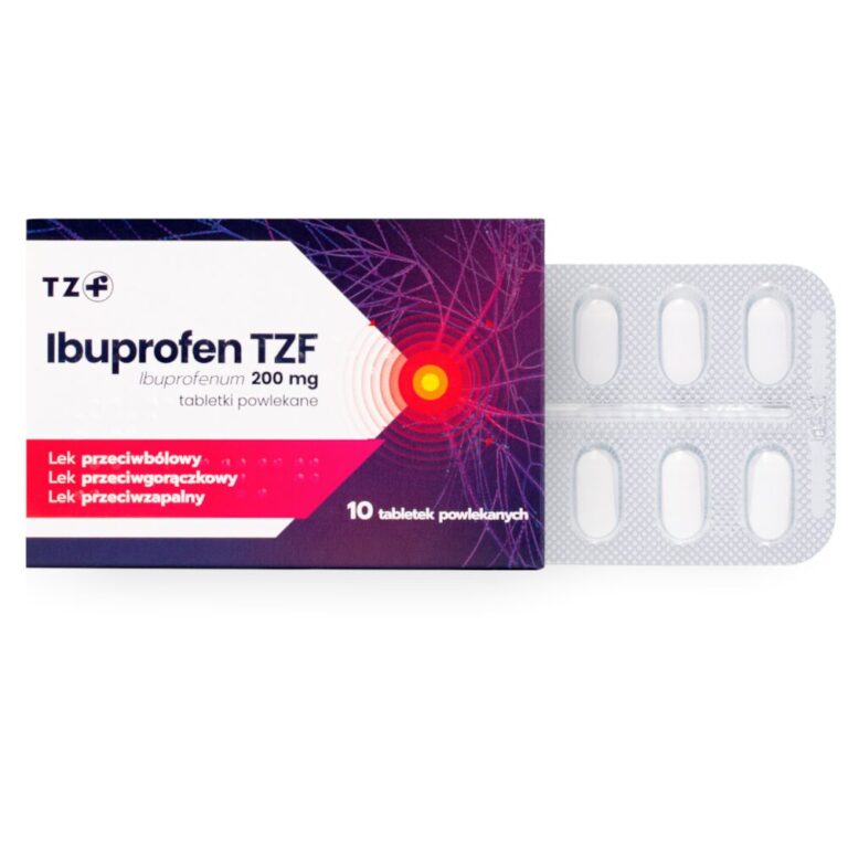 Opakowanie leku Ibuprofen TZF, 200 mg, 20 tabletek